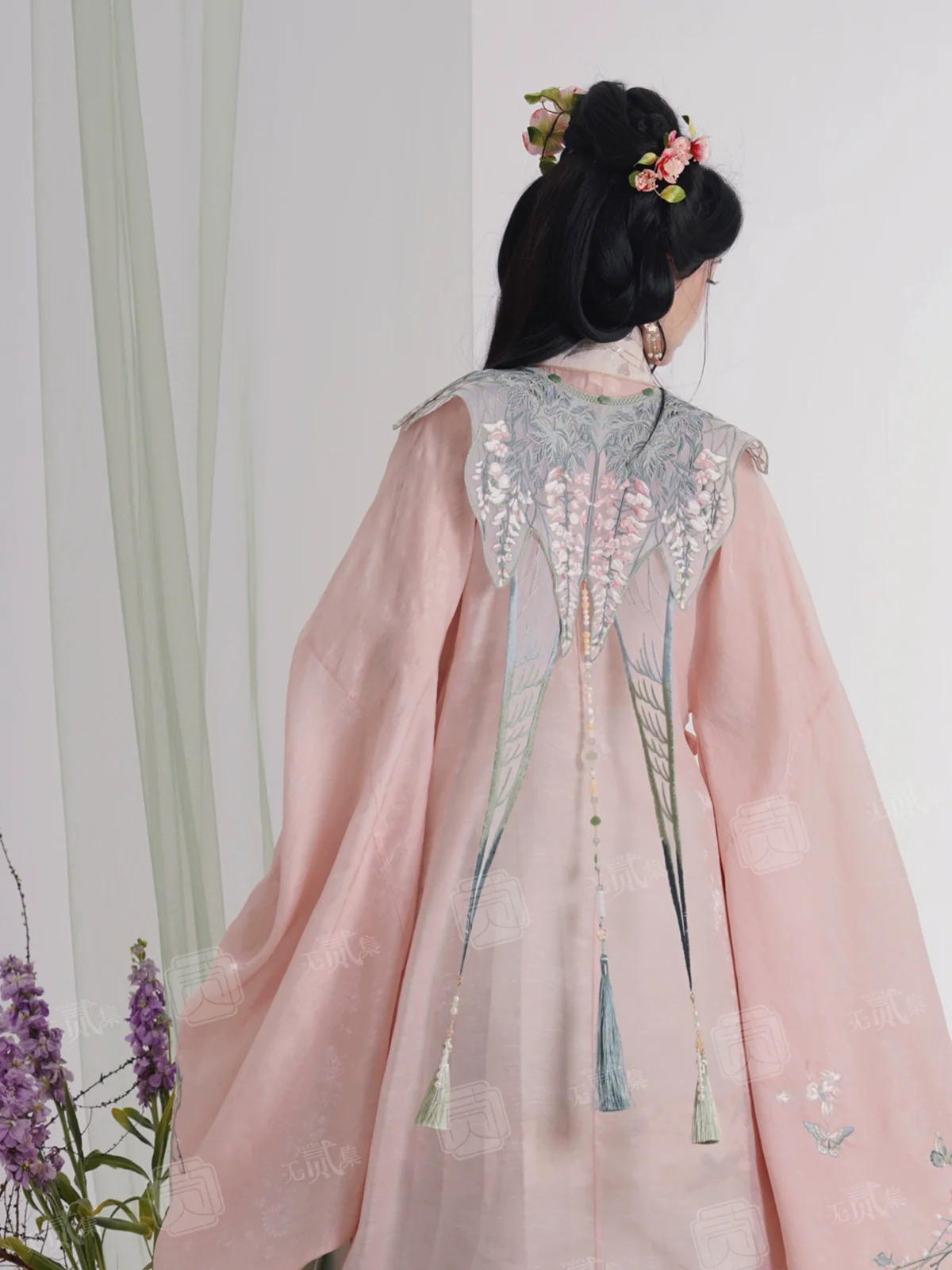 Ziteng 紫藤 Wisteria Fairy Cloud Collar Late Ming Dynasty Set - Image 9