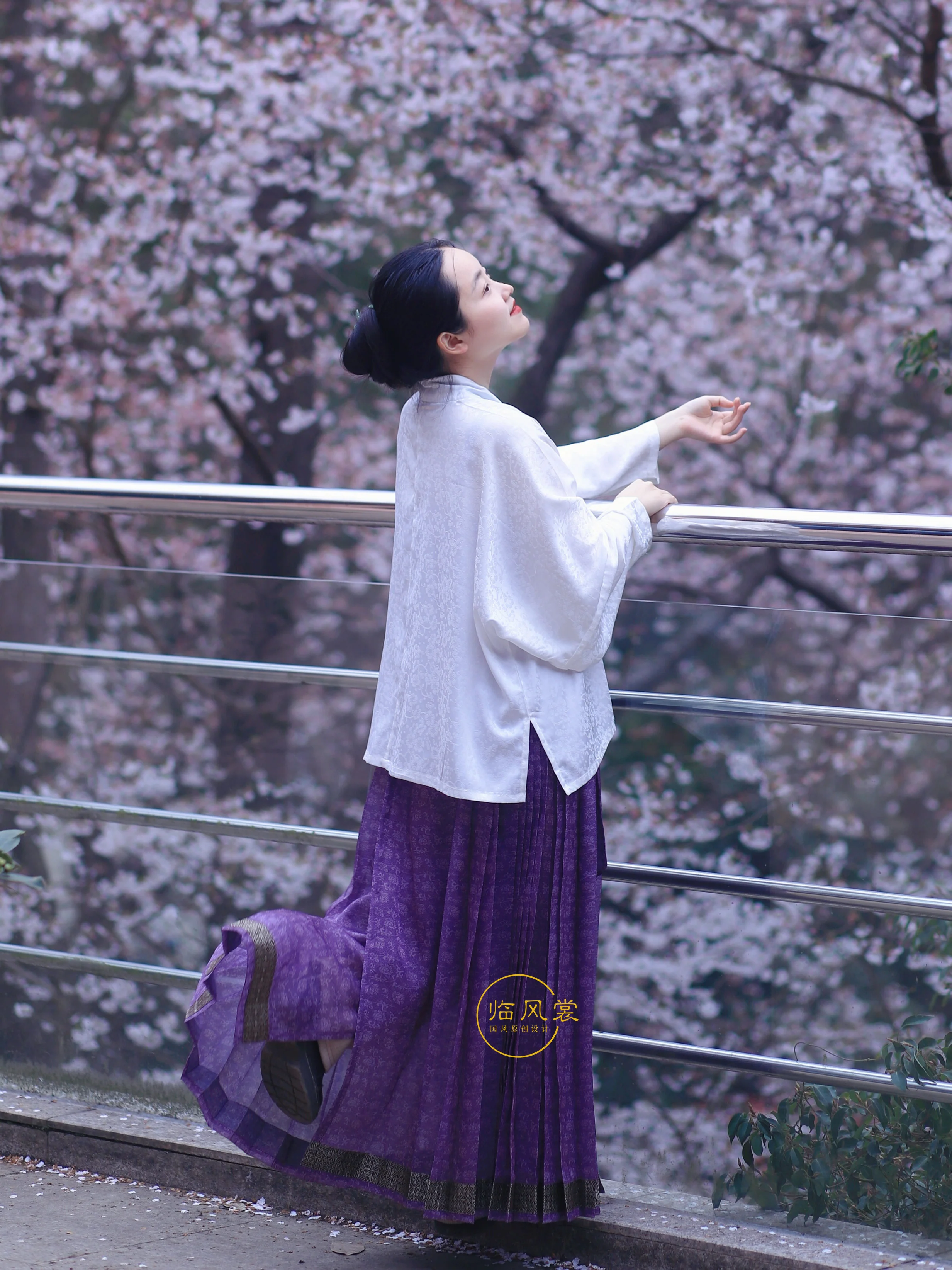 Zuoye 昨夜 In a Fortnight Ming Dynasty Sheer Summer Mamian Skirt - Image 3