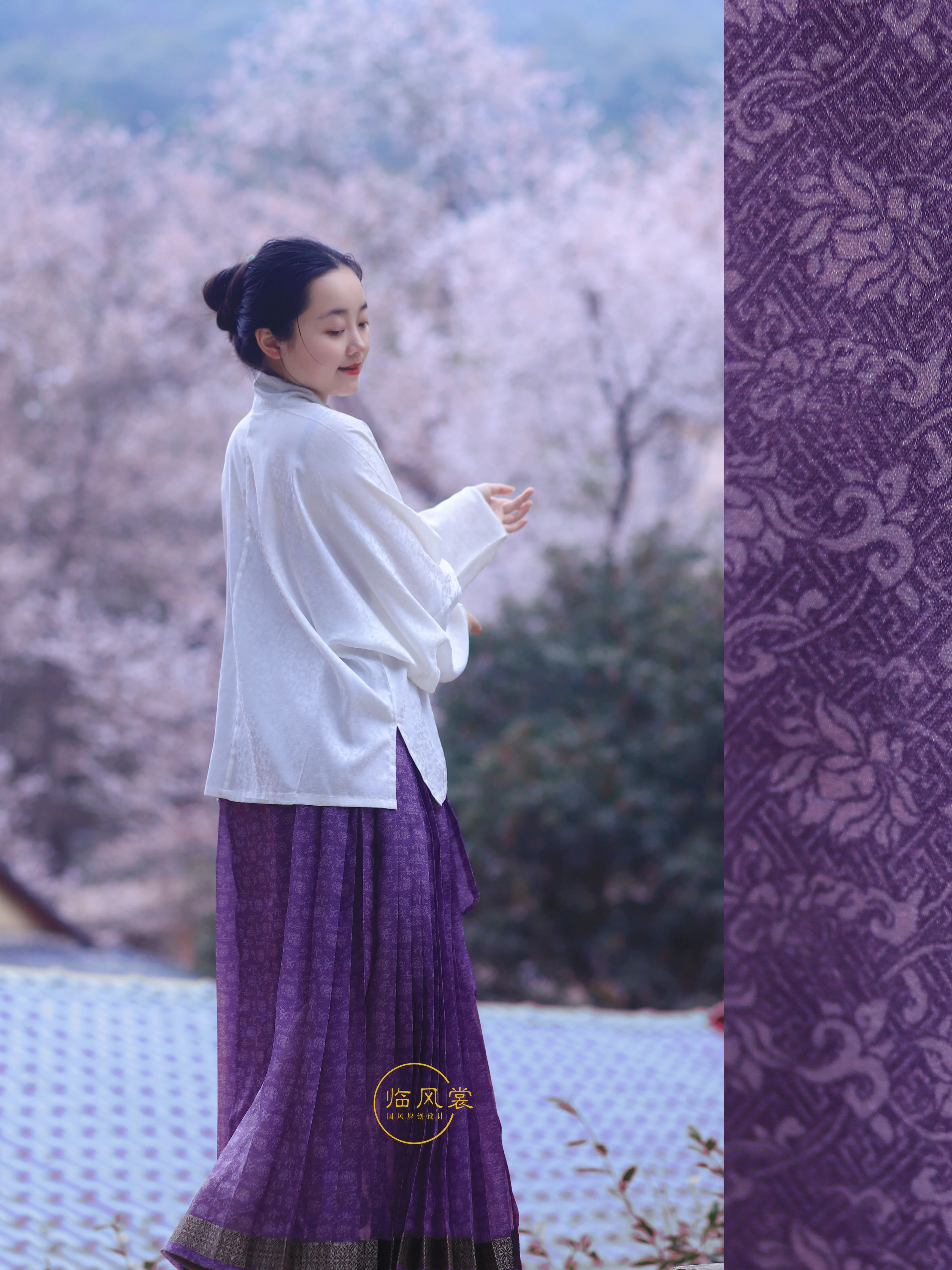 Zuoye 昨夜 In a Fortnight Ming Dynasty Sheer Summer Mamian Skirt - Image 4
